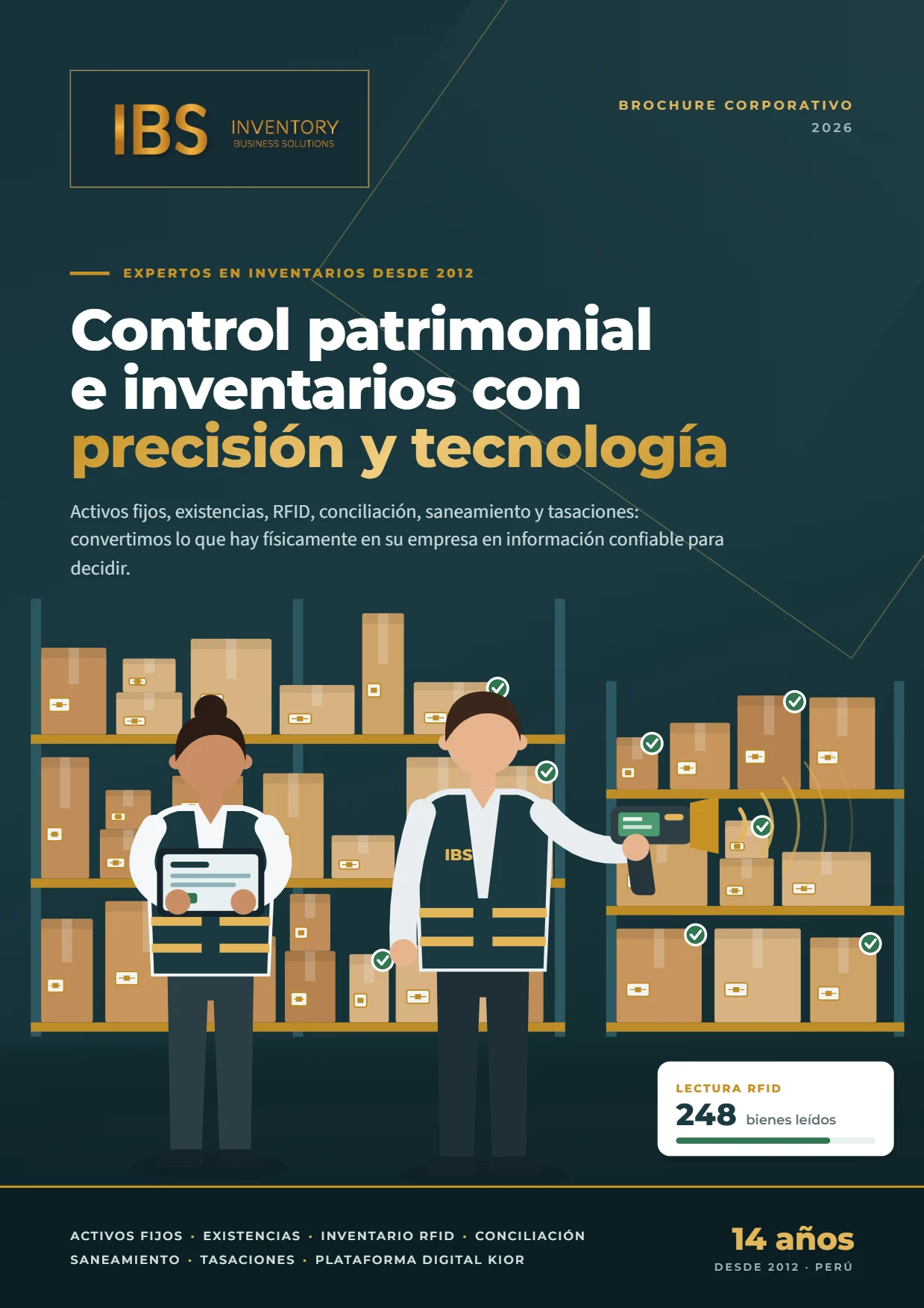 Portada del brochure corporativo IBS 2026